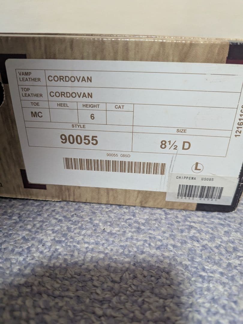 チペワ　6インチモックトゥ　新品未使用