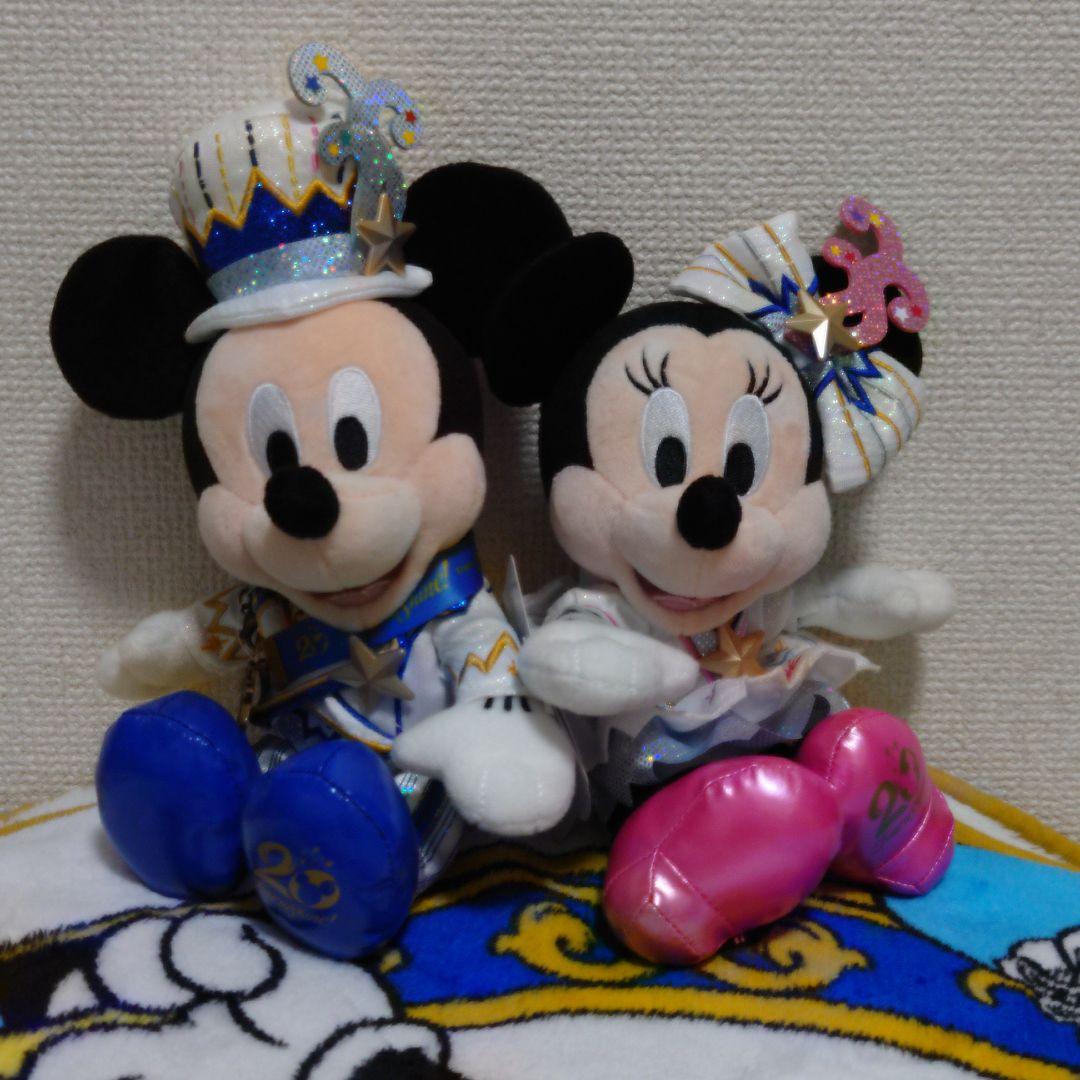 20周年 ストア ミッキー ミニー ぬいぐるみ ミキミニペア ディズニー