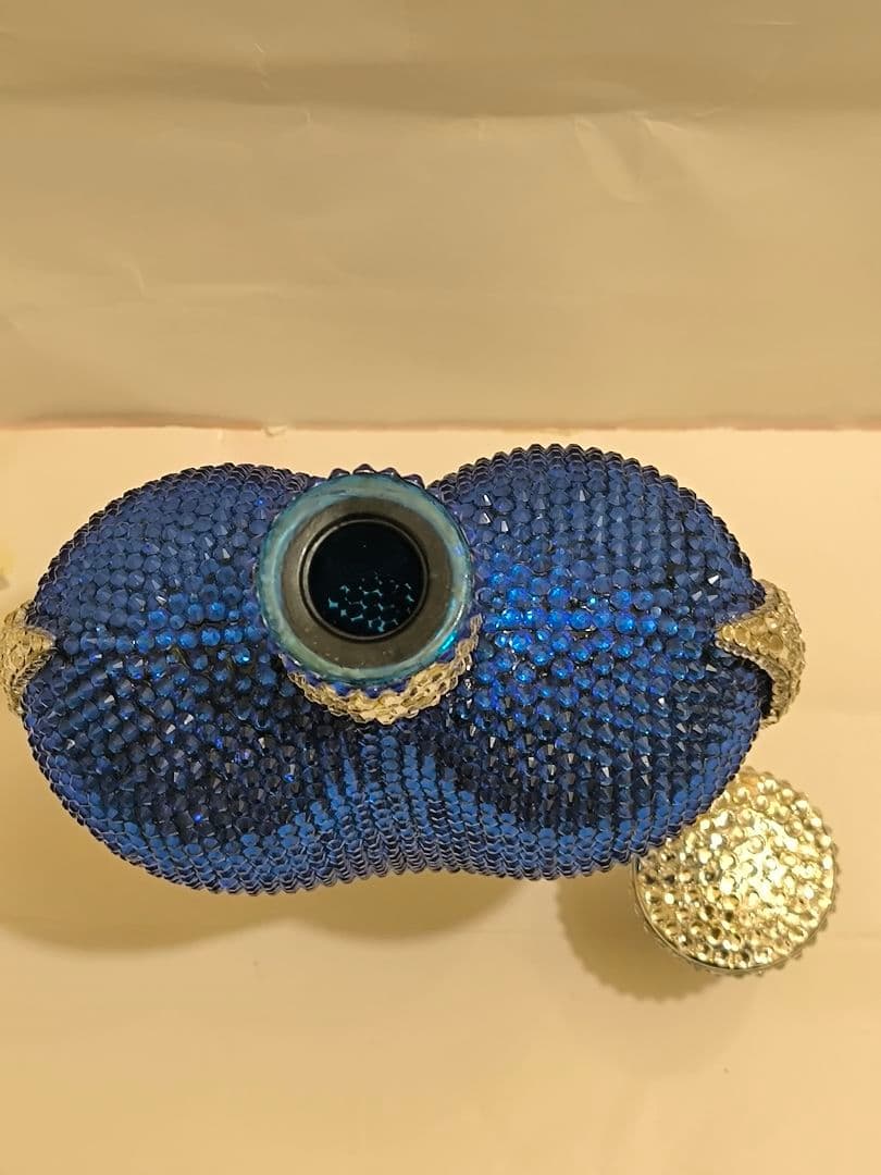 ハート型ガラスボトル 青と銀のクリスタル装飾｜楽天市場】大きな