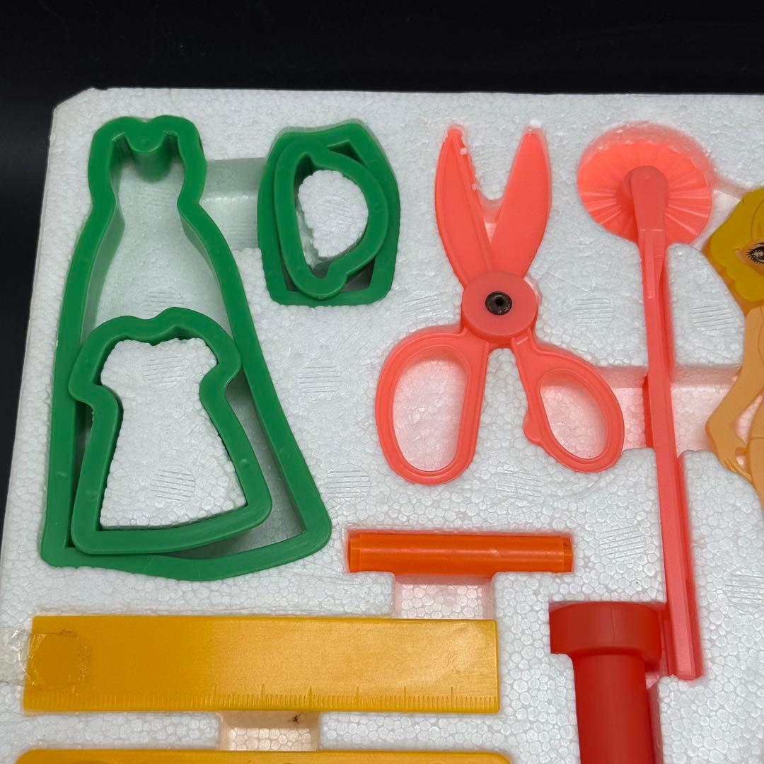 にこちゃんのファッションねんど ロンパールーム 当時物 昭和レトロ 粘土