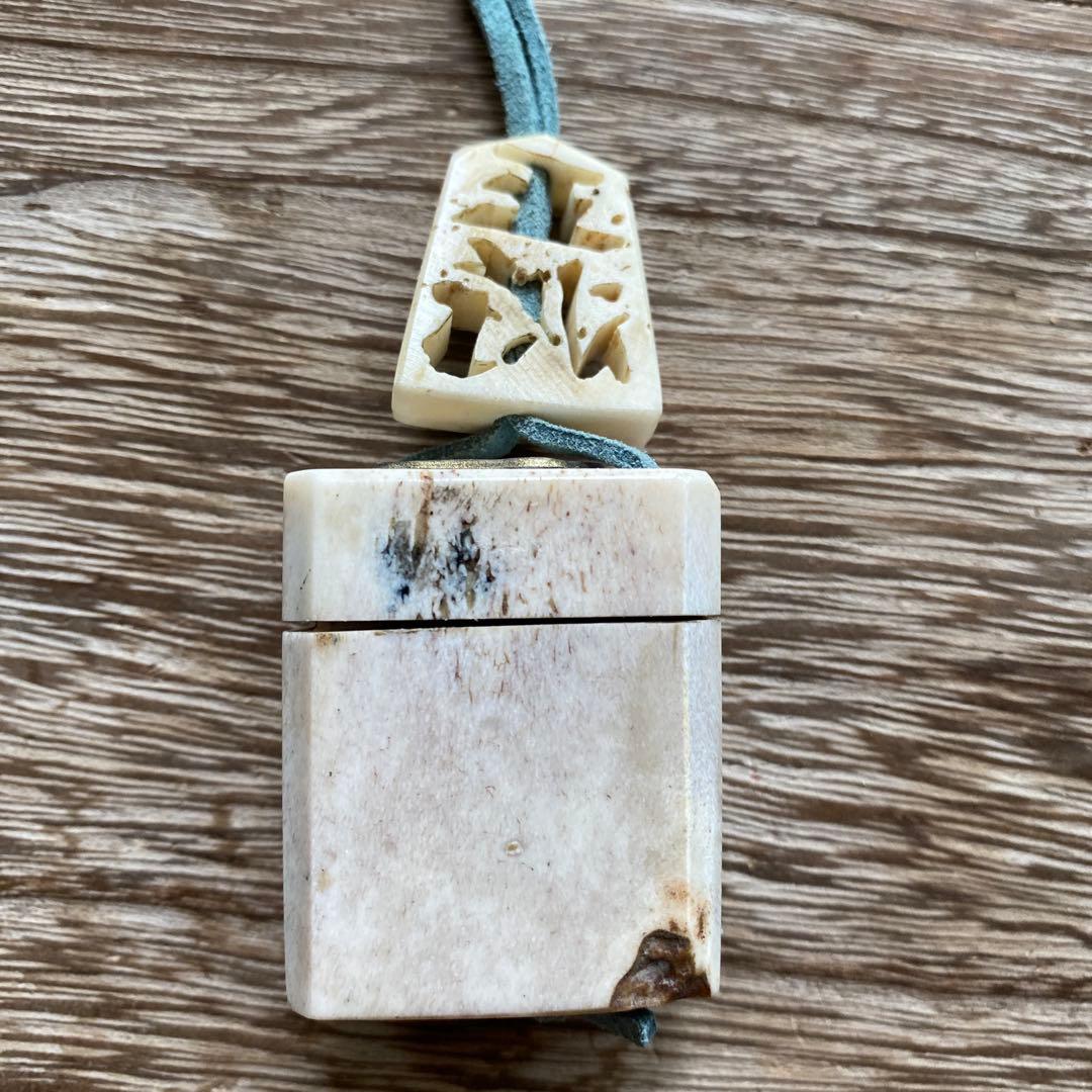 一点物】鹿角×印籠 伝統技術の手作り工芸品