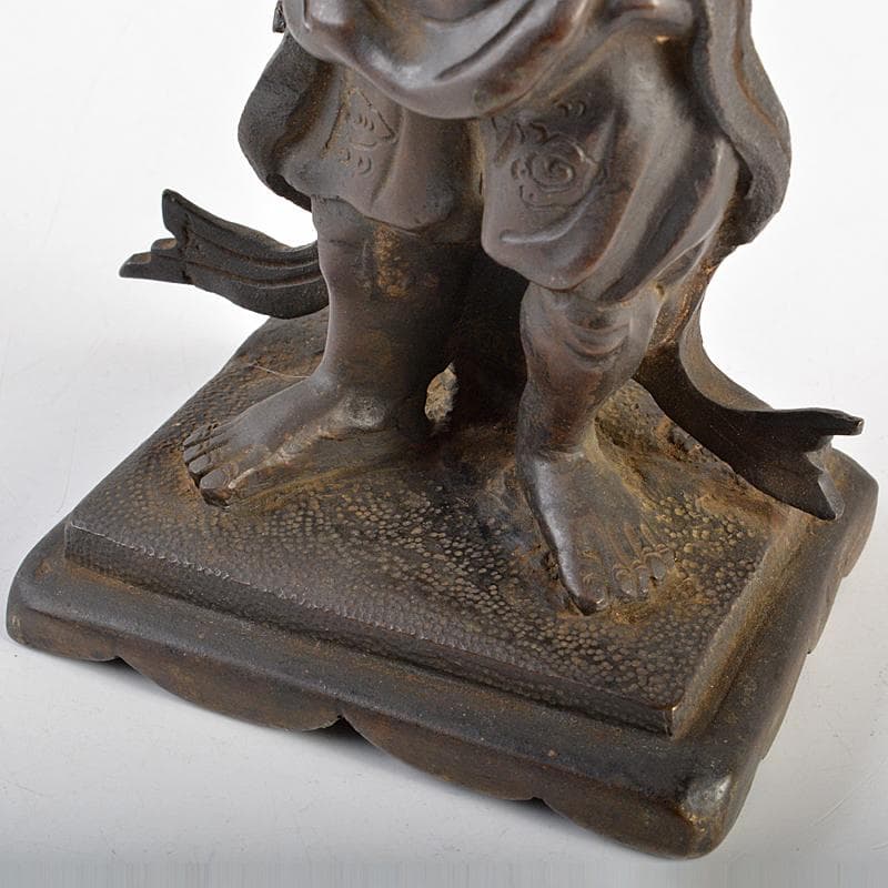 仏教美術 古銅 仁王像 金剛力士像 置物 H R7416 - メルカリ