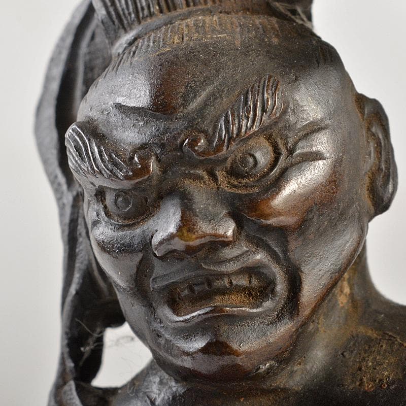 仏教美術 古銅 仁王像 金剛力士像 置物 H R7416 - メルカリ