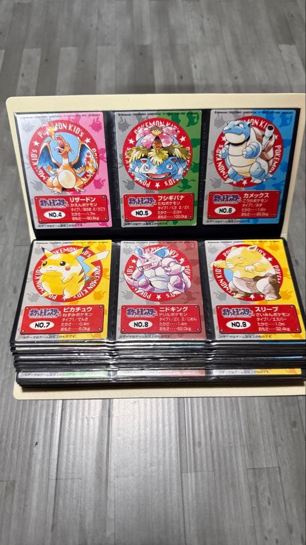 ポケモン キッズ カード フルコンプ ファイル付 リザードン ピカチュウ