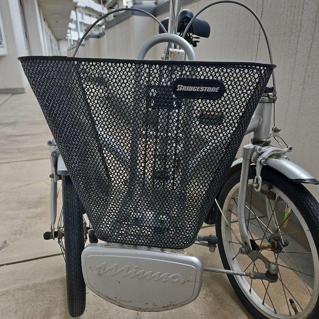 【mimiさま専用】ブリヂストン 三輪車前二輪自転車「ミンナ」 です。