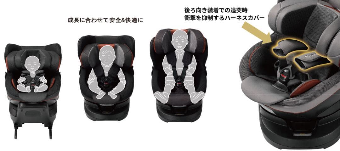 【極美品】エールベベチャイルドシート クルットRウィ ★最高級シリーズ★