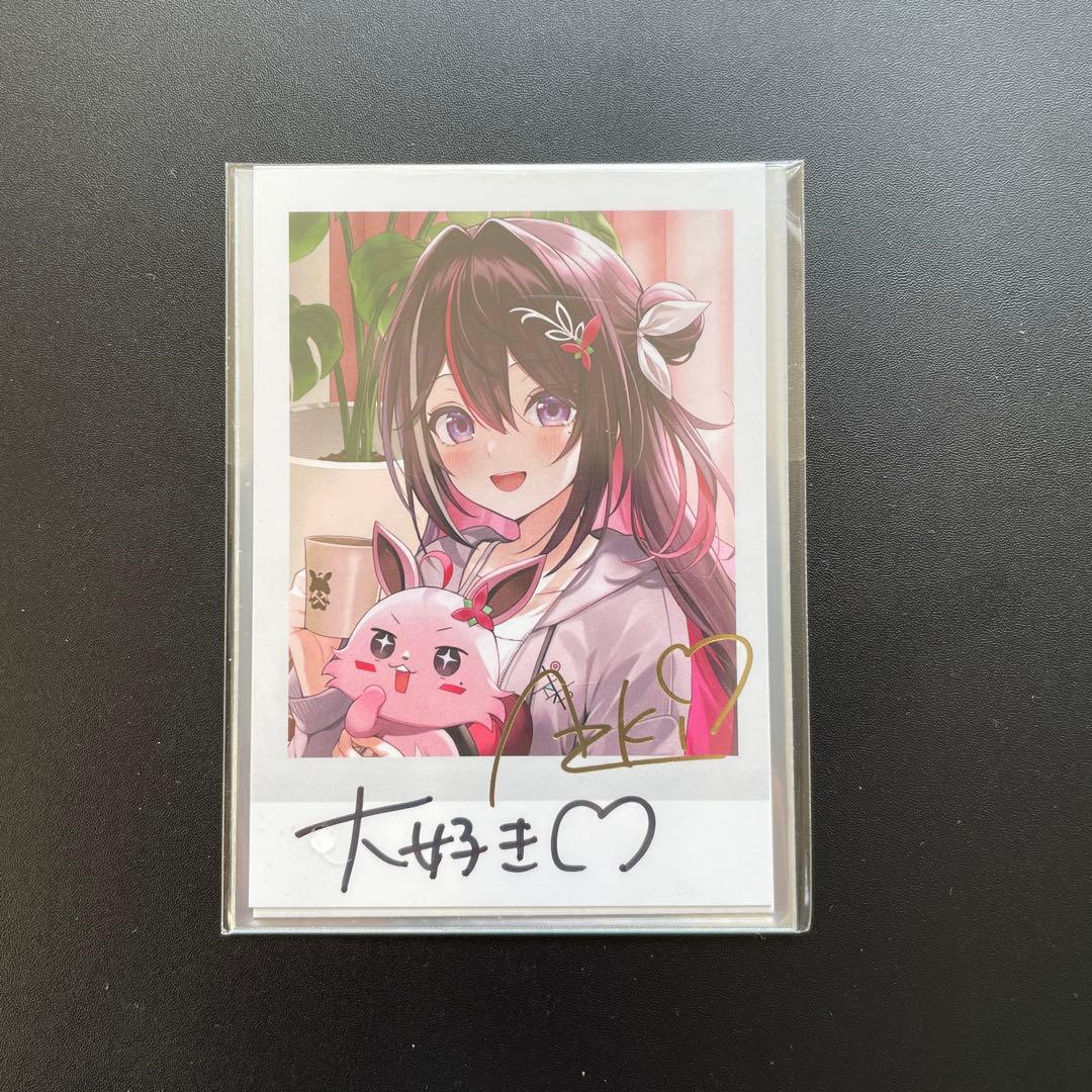 AZKi 誕生日記念2025チェキ風ブロマイドカード 直筆サイン ホロライブ