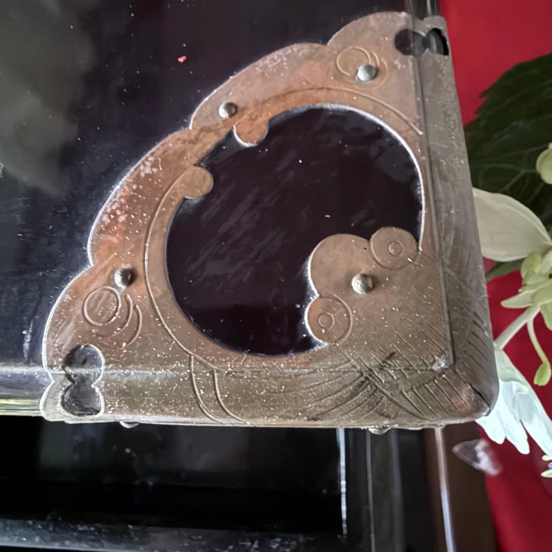 2193様感謝‼️大正浪漫スッゴイへそくり裁縫箱銅金具飾針山付仕込箪笥1竿