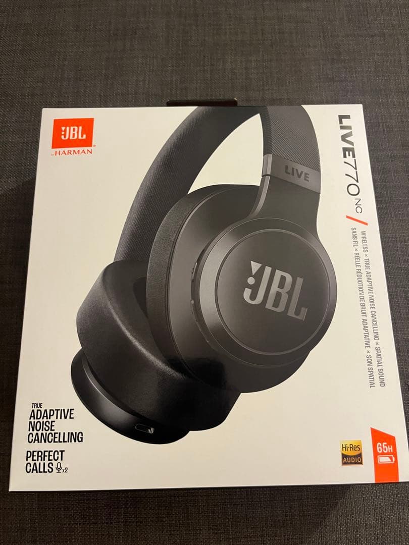 JBL LIVE 770NC ワイヤレスヘッドホン ブラック JBL LIVE 770NC ブラック