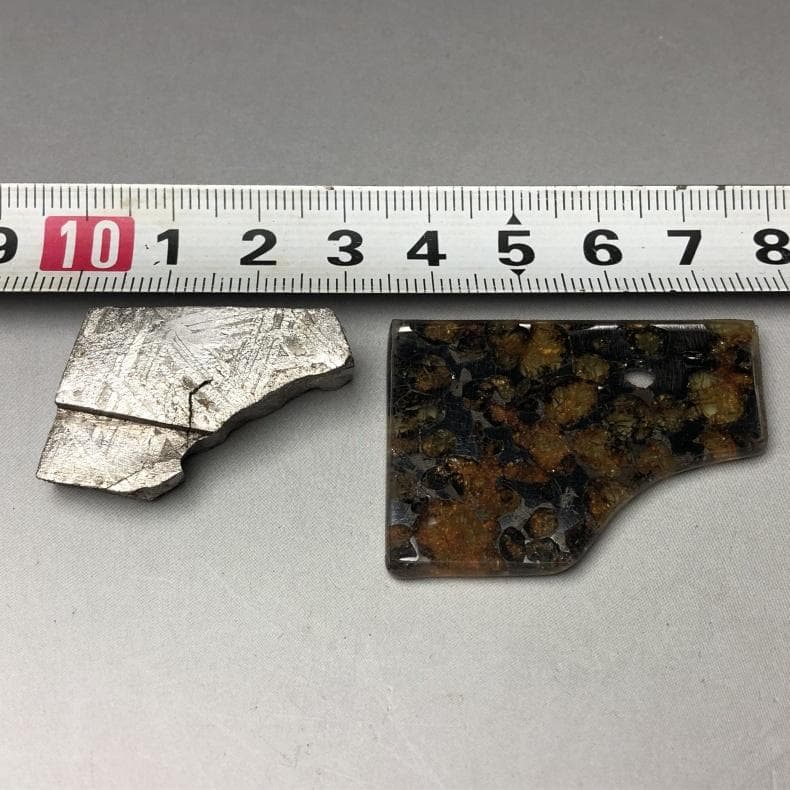 草*真様 隕石 アルタイ隕石 石鉄隕石 パラサイト隕石 2点 重さ