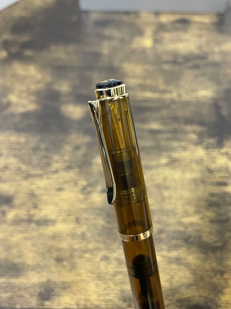 試筆のみ 2014年 特別生産色 万年筆 M200 コニャック EF 備品付き