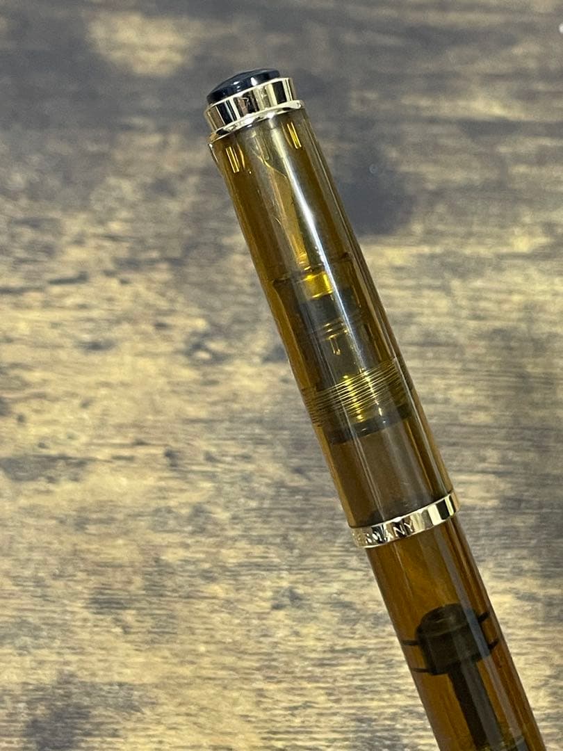 試筆のみ 2014年 特別生産色 万年筆 M200 コニャック EF 備品付き