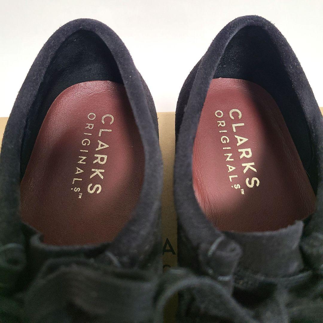 美品Clark Wallabee メンズ 6.5 ブラック ユナイテッドアローズ