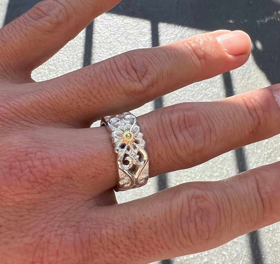 だ*ん様 アリゾナフリーダム　k18 太陽神　シルバーリング　　21号　廃盤　希