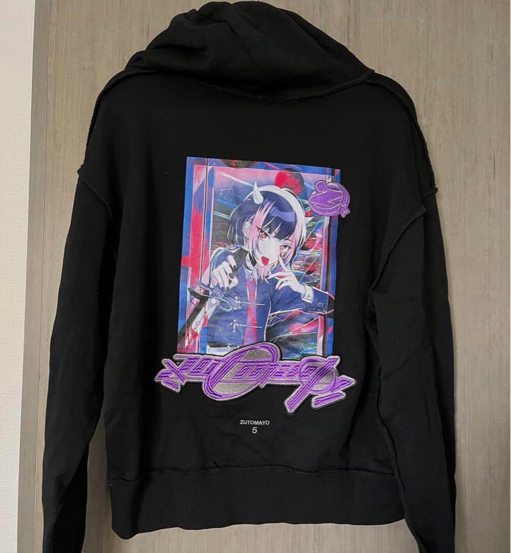 ずっと真夜中でいいのに。NIRA HOODIE 残機 にらちゃん パーカー L