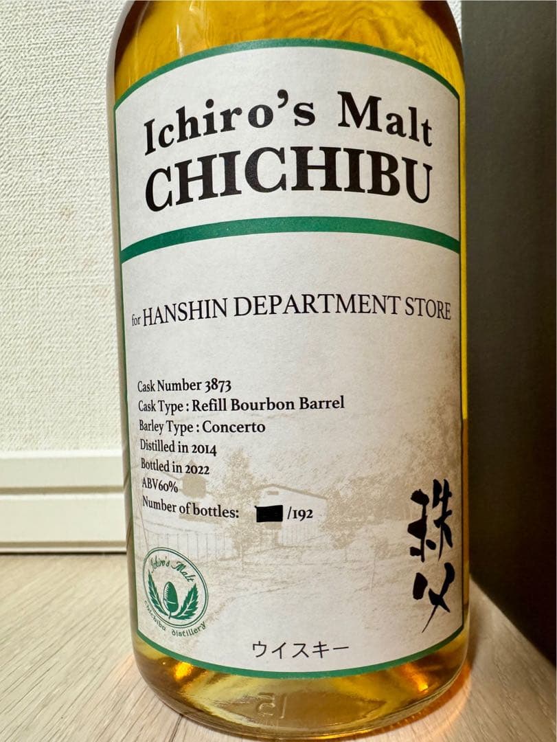 Ichiros Malt イチローズモルト秩父2022阪神百貨店限定