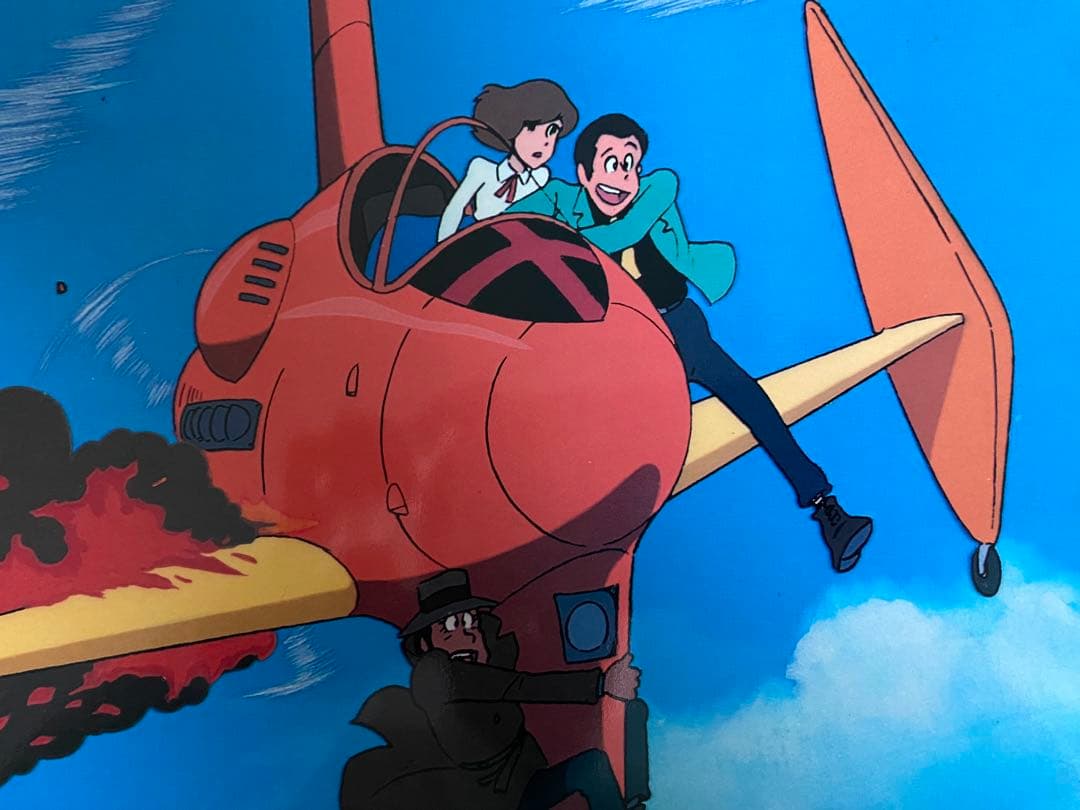 【激レア】ジブリ　カリオストロの城　ロビーカードC 宮崎駿　B4サイズ