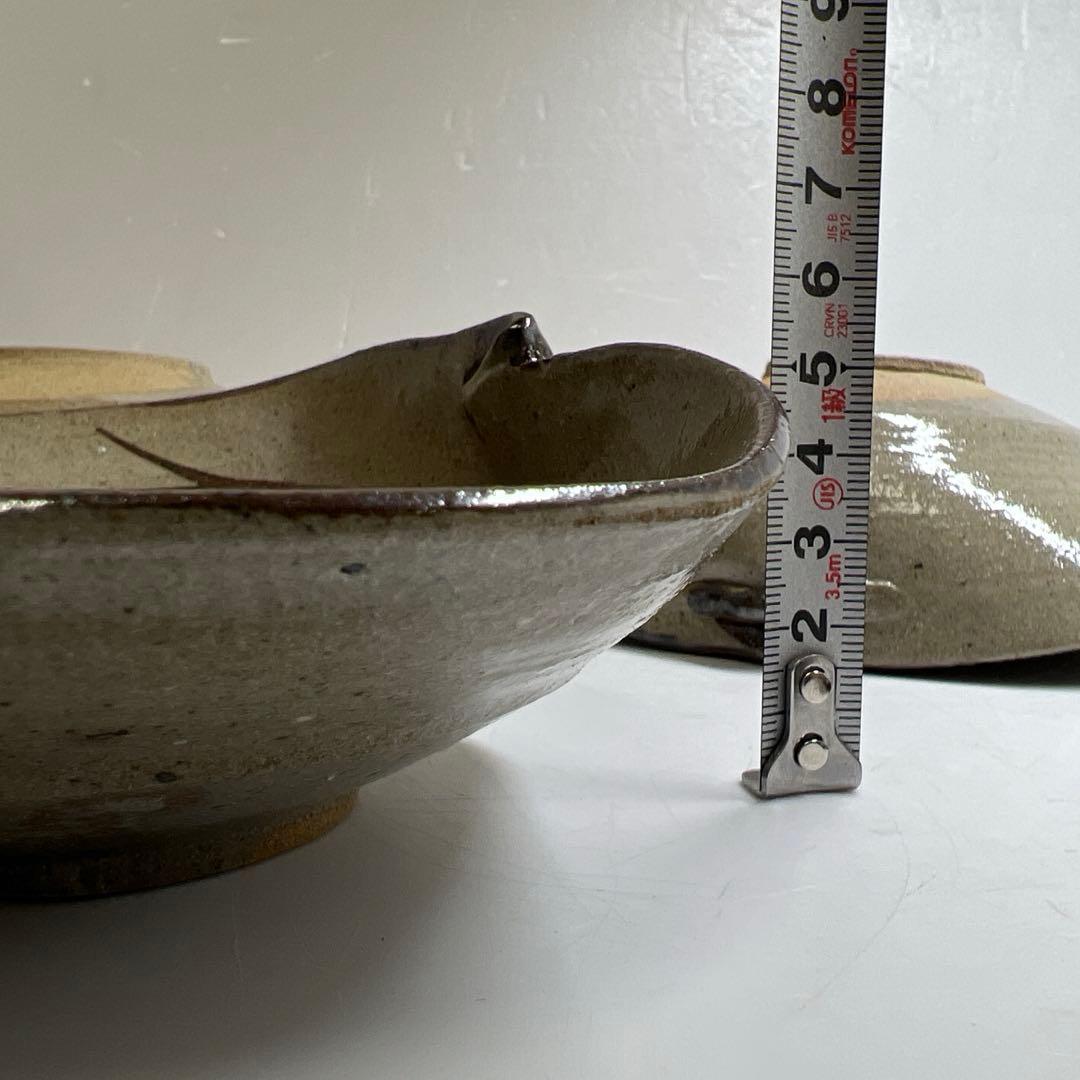 専用西岡小十造（名工） 絵唐津蛤形向付5客 木箱