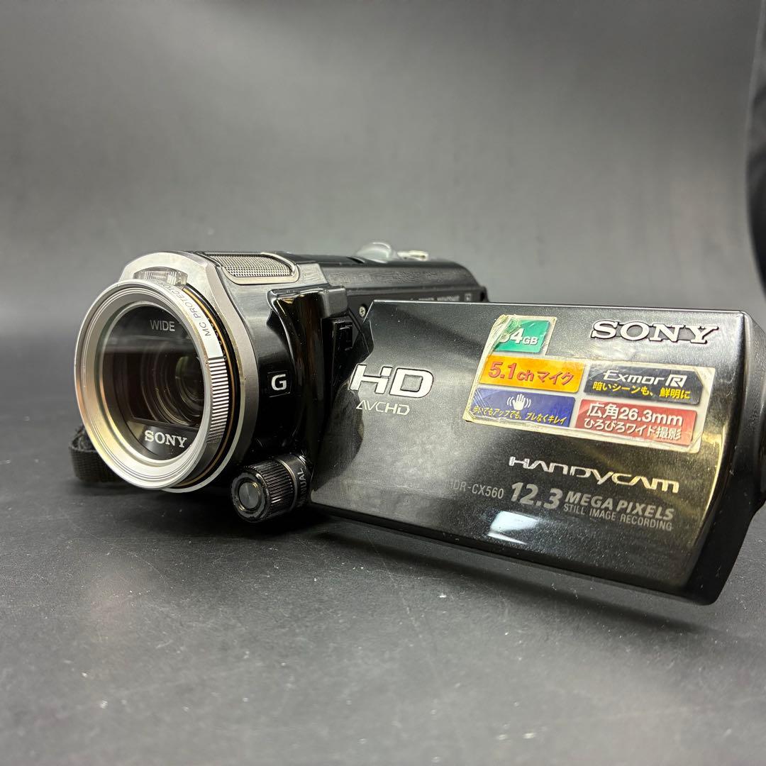 【動作OK】SONY HDR-CX560V ハンディカム ビデオカメラ ブラック