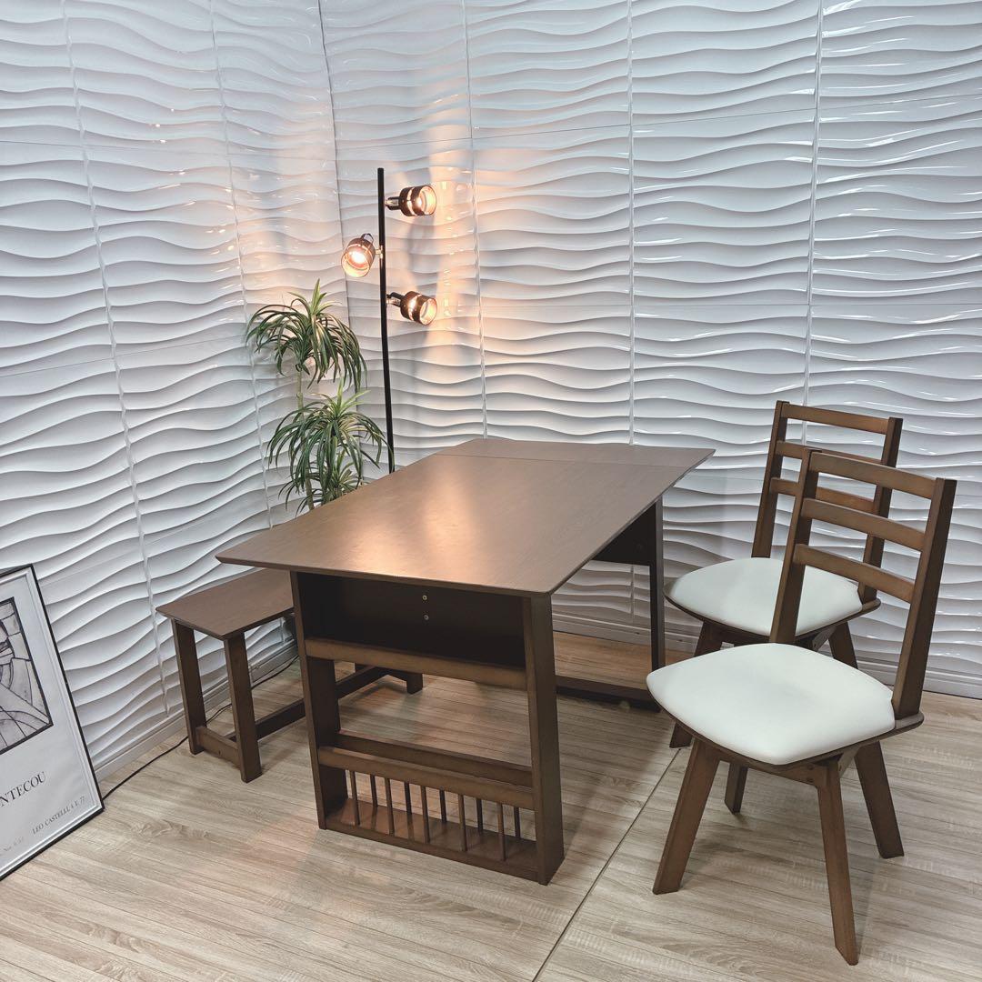 ◇大阪府 神戸市 配達料無料！◇ニトリ◇ロピア2◇ダイニングテーブルチェアセット