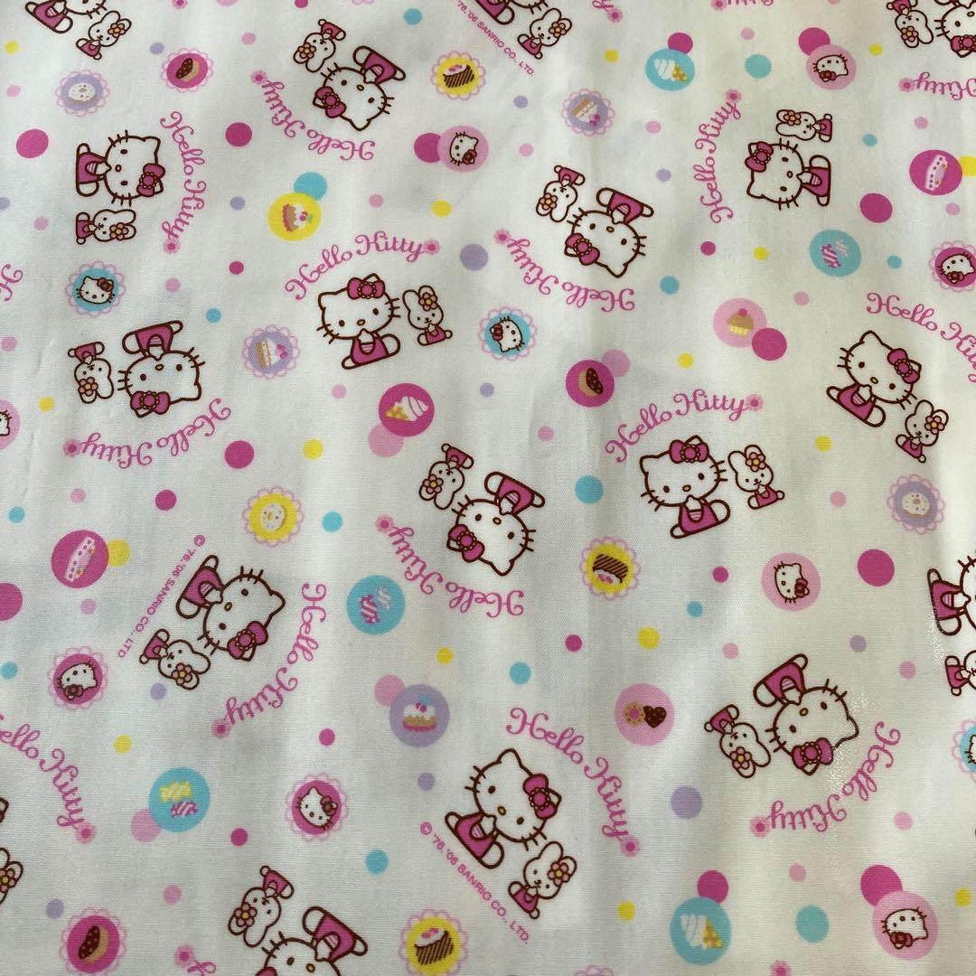 レトロ ハローキティ キティちゃん サンリオ ラミネート生地 2000年代