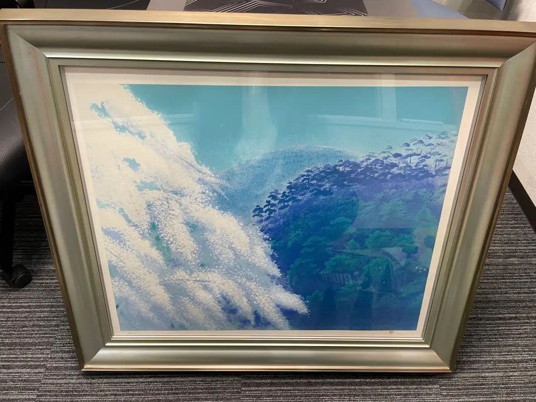 絵画 梅沢民雄 肉筆油絵 風景画 ノートルダム大聖堂