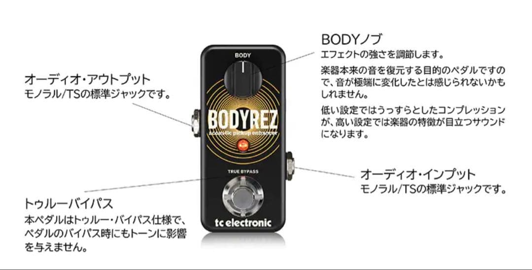 ギター TC electronic BodyRez