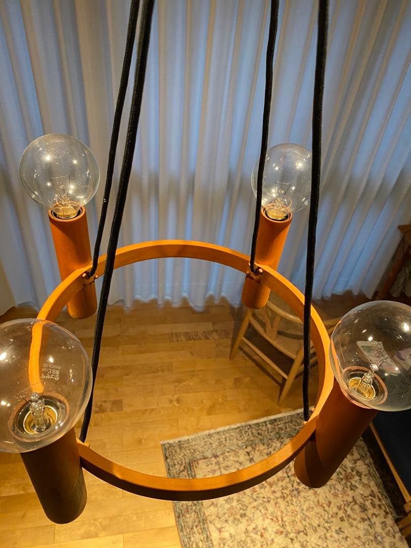 ☆最高級チーク材極上 Domus Candela 70年代 ドムス シャンデリア