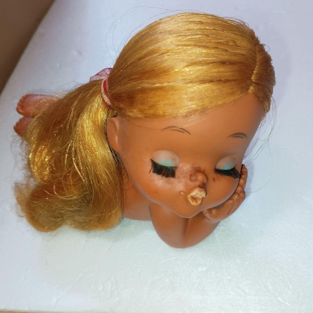 ビンテージ昭和レトロ 当時物 ♢日本製 セクシーガール ソフビ人形