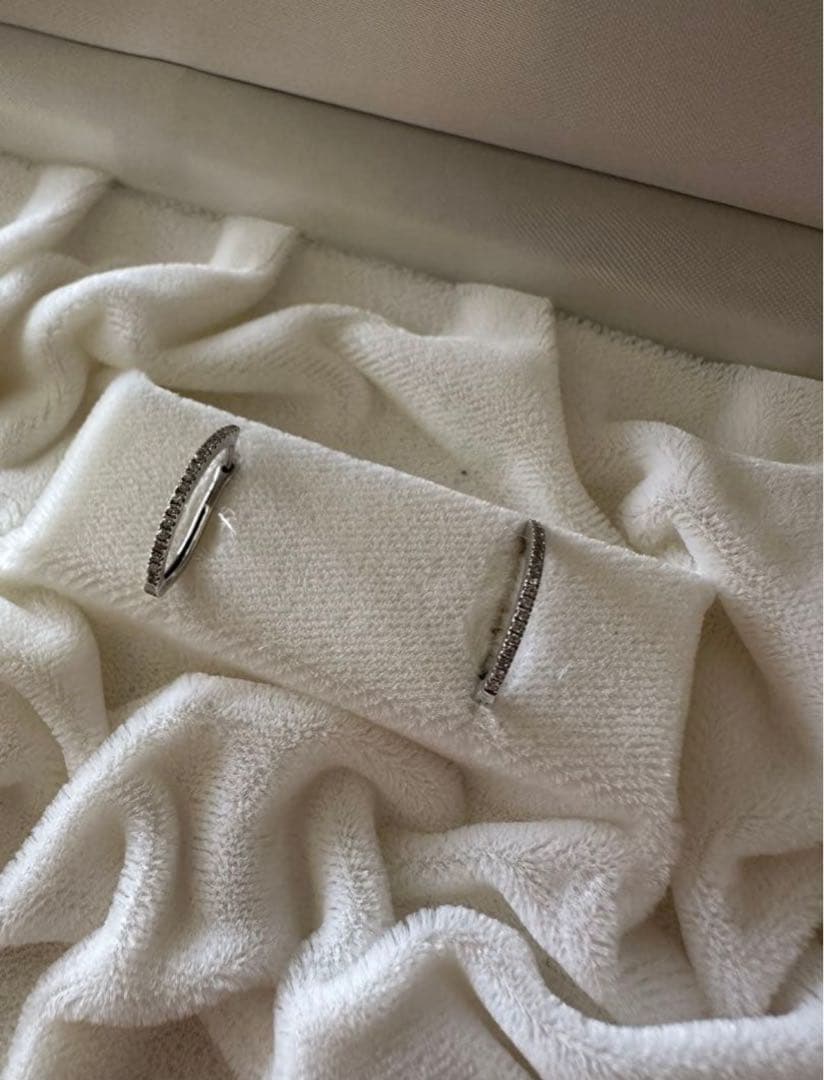 ムギワラ様用　ジュエリーツツミ　k10 ピアス　ダイヤ0.03 K10ピンクゴールドダイヤモンドピアス: ピアス|TSUTSUMI（ジュエリー