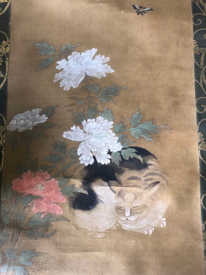 掛け軸 狩野常信 猫圖 - メルカリ