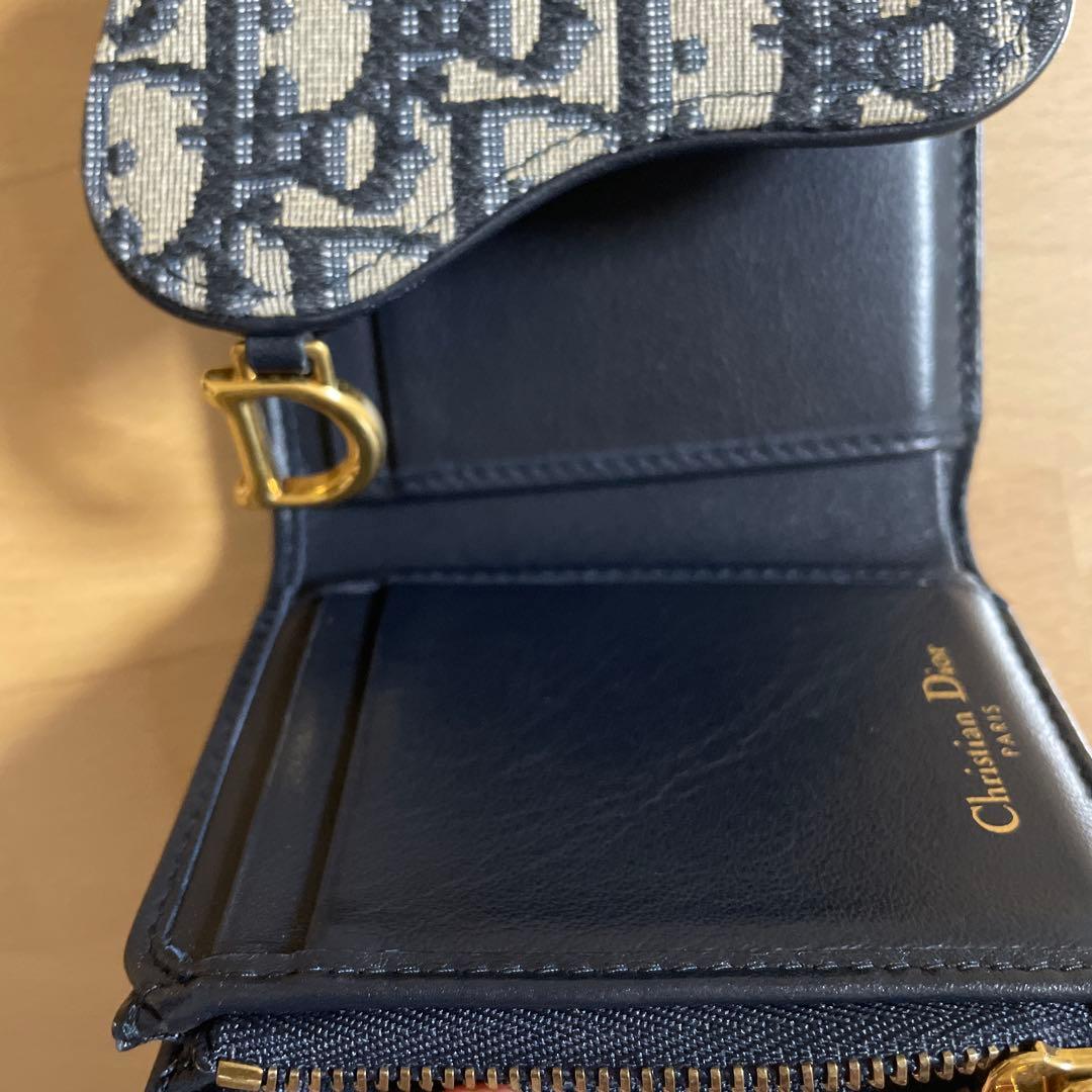 Dior Saddle Lotus ウォレットオブリーク ジャカード財布 DIOR