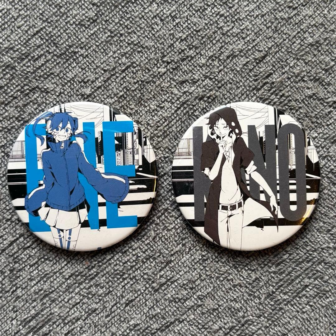 使用感あり】カゲプロ 缶バッジ カノ エネ - メルカリ