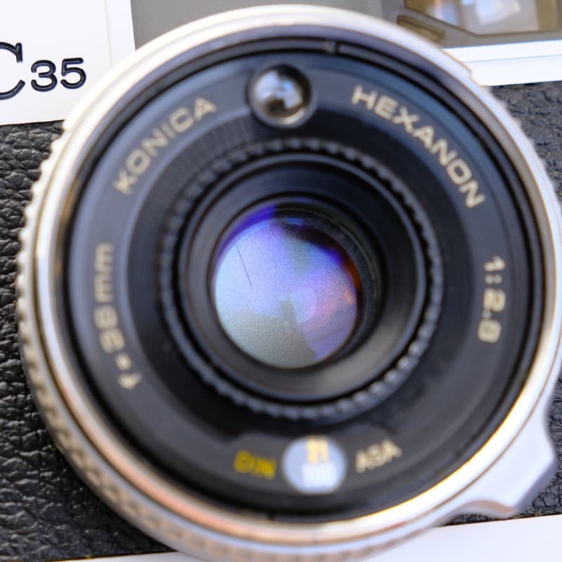 整備品】KONICA C35 E&L コニカ 美品 フィルター付