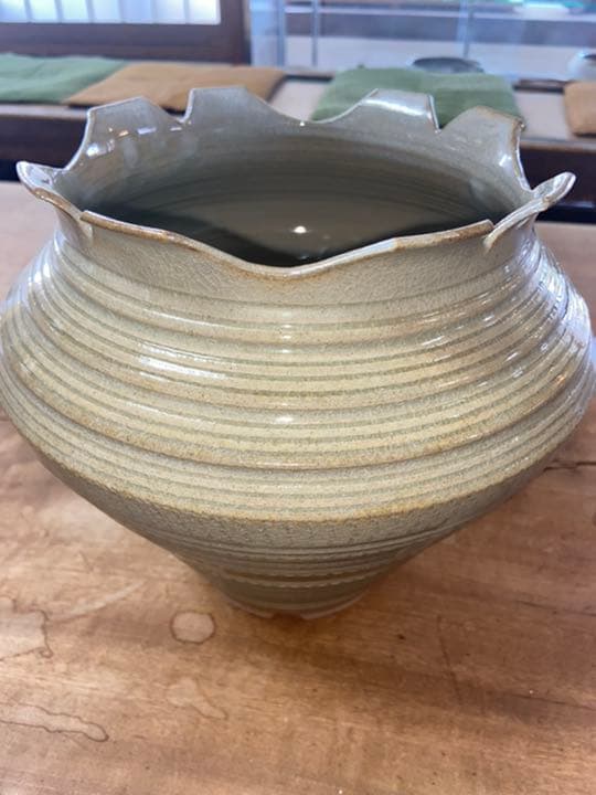 萩焼 蓮光山 3代目 徹千代作 【花入れ・壺・花器】新品