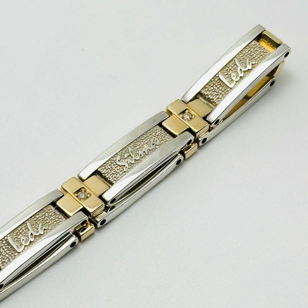 レダシルマ　Tennis combi ブレスレット　k10 シルバー ダイヤ