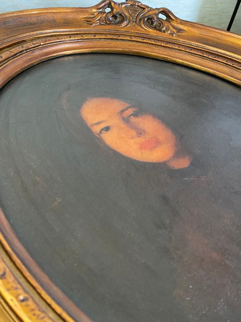 ルーマニア美術館展　ニコラエ　グリゴレスク　マリア・ナクの肖像　複製画