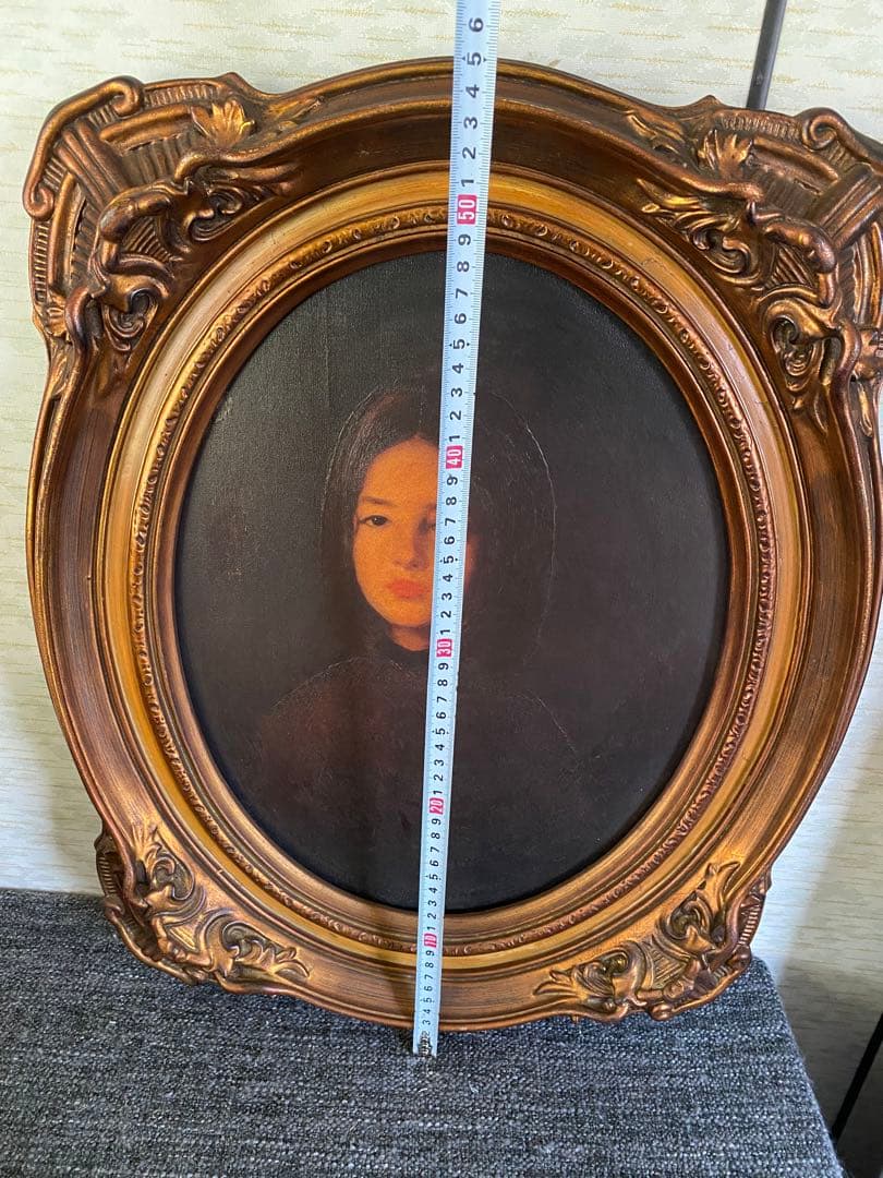 ルーマニア美術館展　ニコラエ　グリゴレスク　マリア・ナクの肖像　複製画