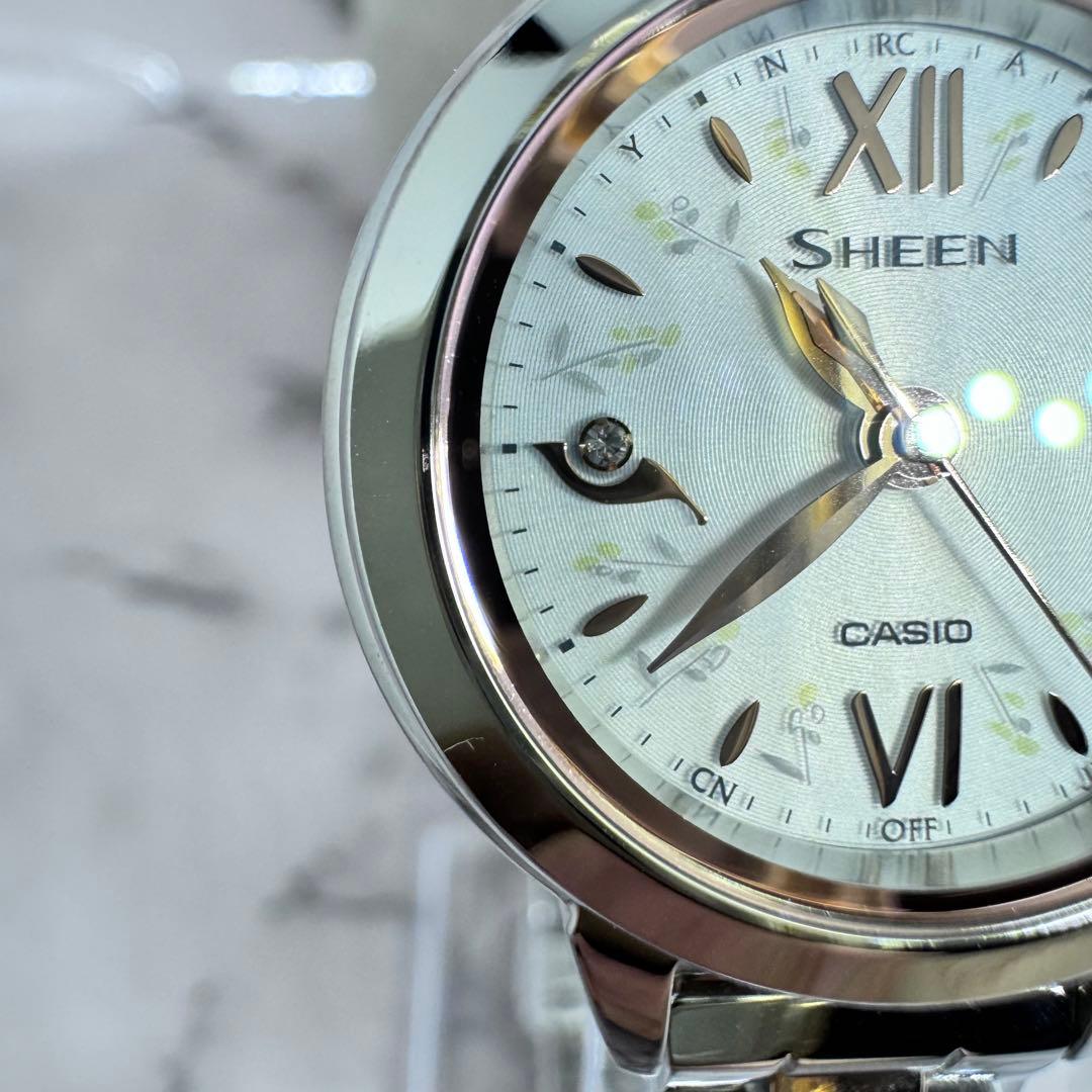 極美品】 CASIO SHEEN Natural Garden 電波ソーラー 極美品】 CASIO