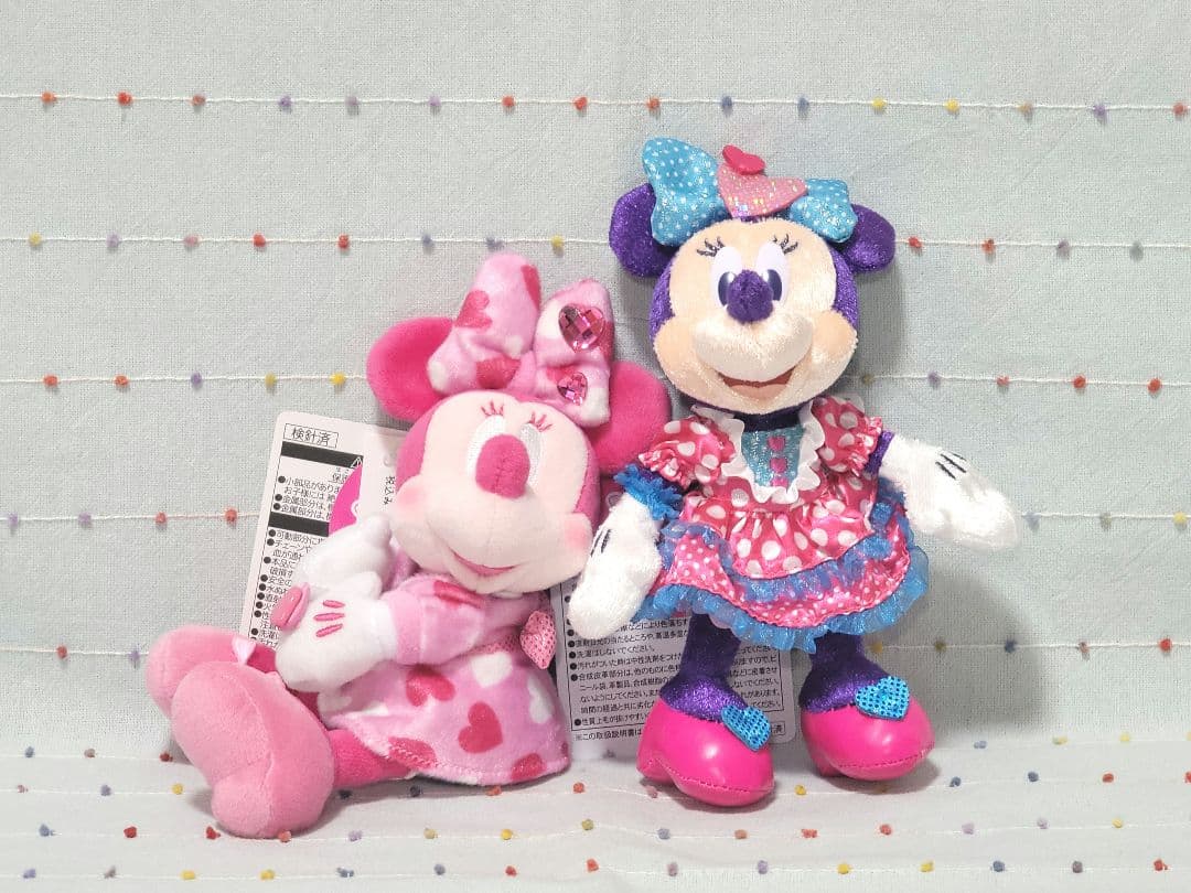 ピンク ミニー ぬいぐるみバッジ 東京ディズニーリゾート 東京ディズニーリゾート ミニーマウス ヒョウ柄ピンク ぬいぐるみ
