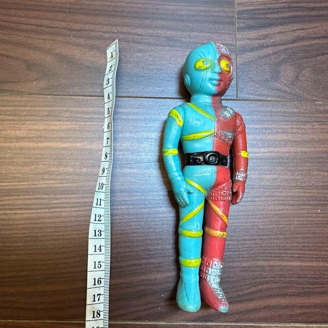 人造人間キカイダー パチ 無版権 ソフビ 当時物