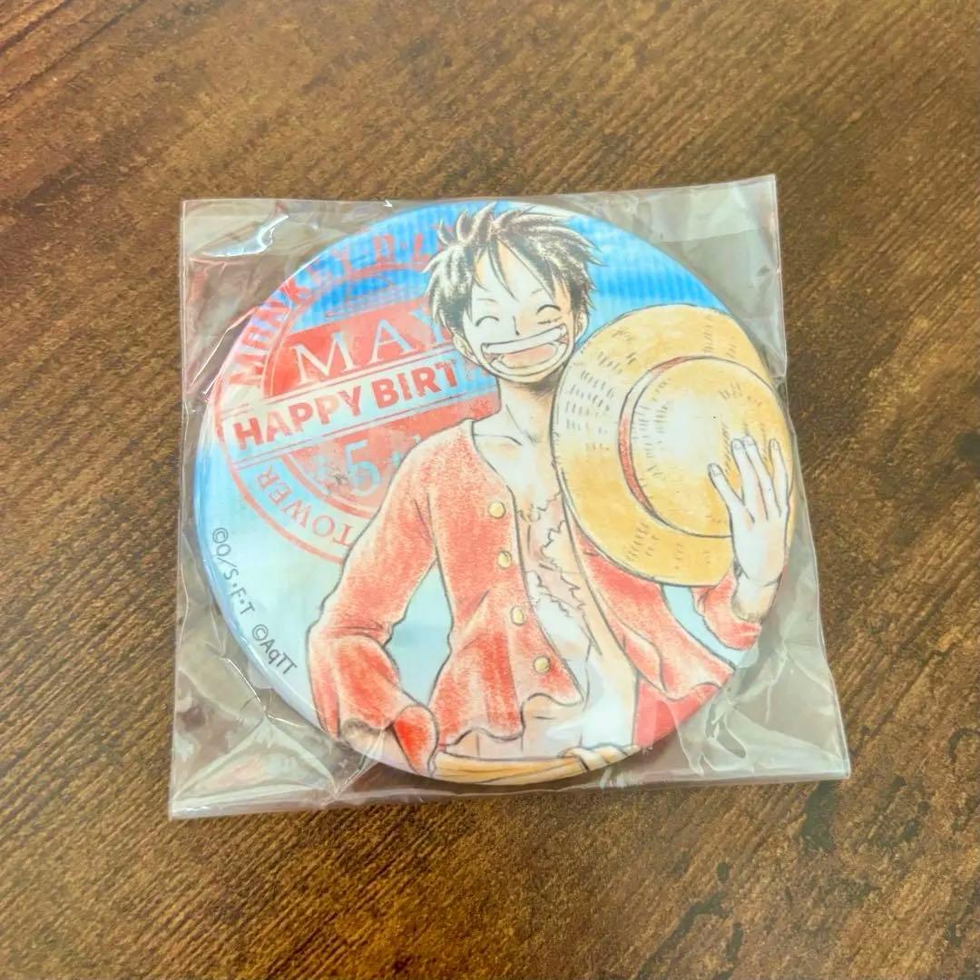 ONE PIECE】東京ワンピースタワー限定 ルフィ 缶バッジ - メルカリ