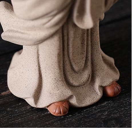 紫砂 布施小僧 茶道具 工芸品 美術品 置物