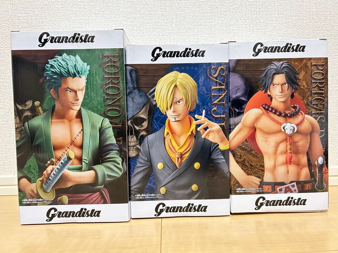 未開封】ワンピース Grandista（ゾロ サンジ エース） グランディスタ