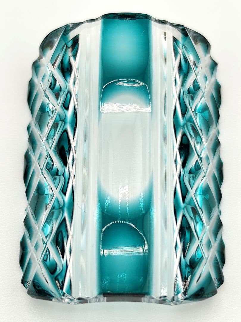 ☆美品☆島津薩摩ガラス工芸 薩摩切子 箸置（切子、江戸切子、薩摩切子