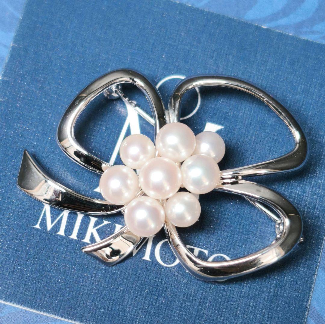 極美品 最高級】ミキモト ブローチ パール フォーマル 8珠 皇室御用達