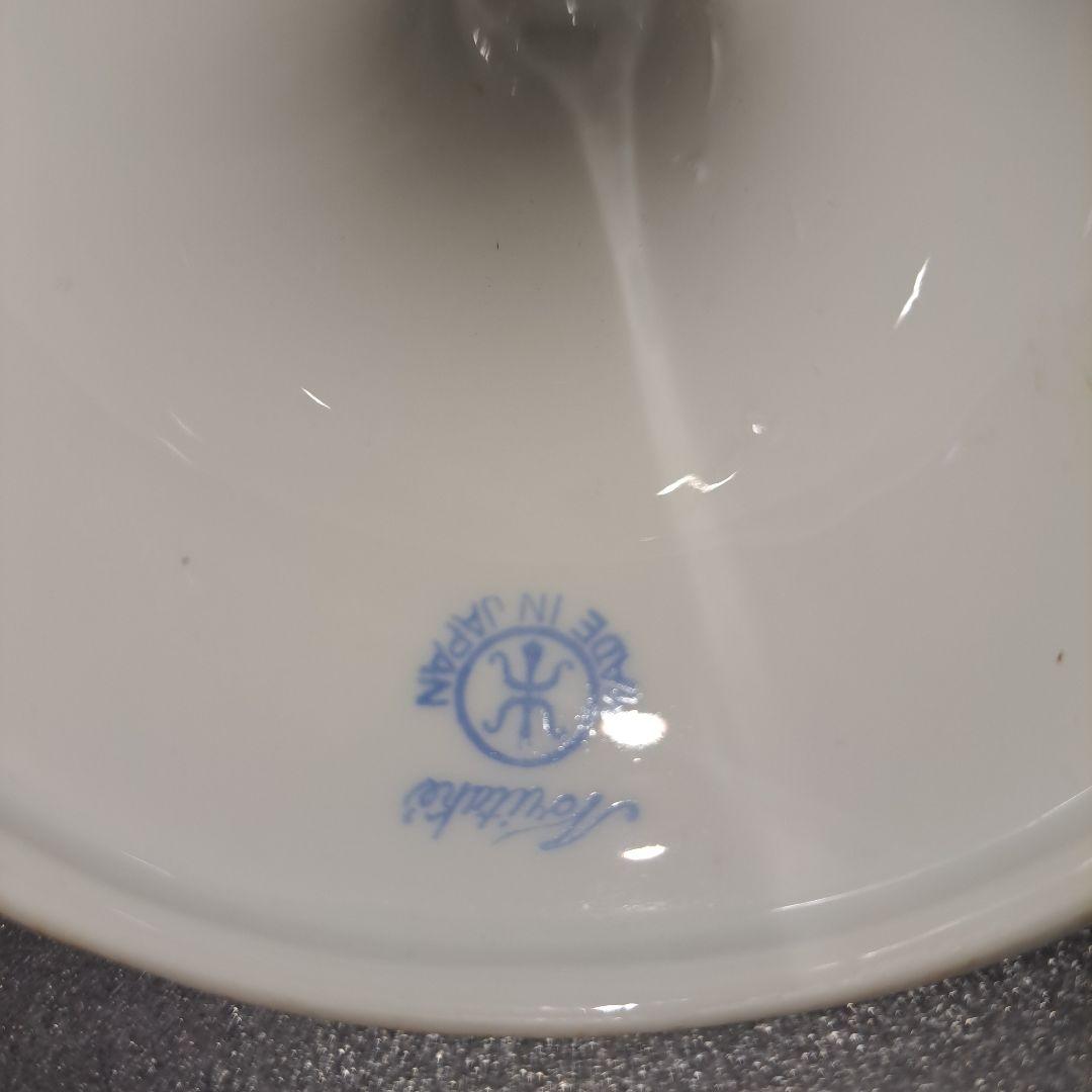 オールドノリタケ　キャンドル立て　１９３３年 　本金金彩色絵　砂漠ラクダ文