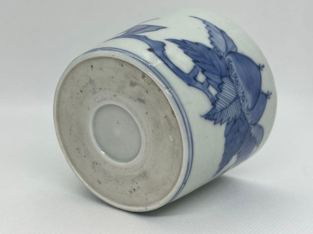 和食器】古伊万里 栗染付蕎麦猪口 向付 酒器酒盃