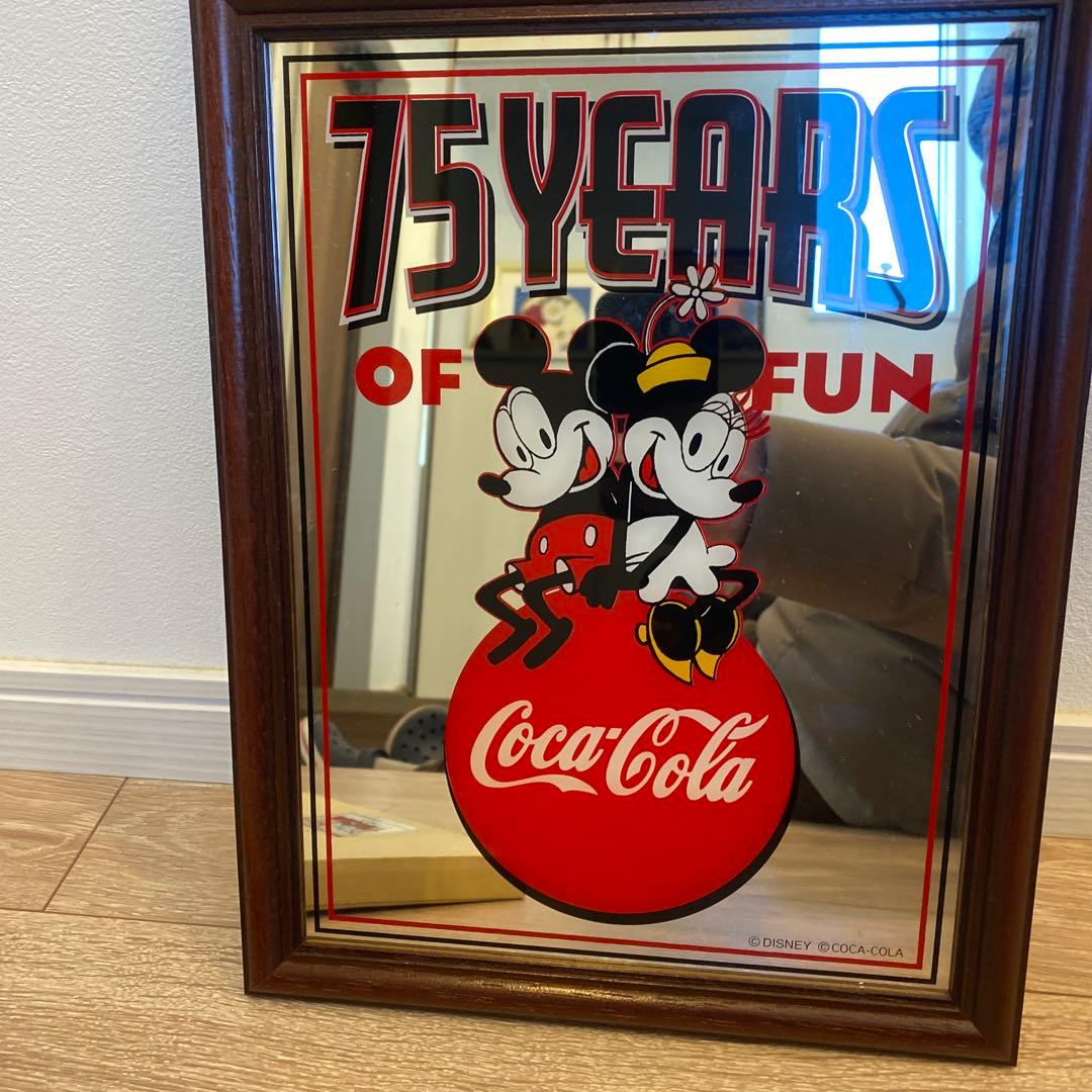コカコーラディズニーミッキーマウス75周年ミラー - メルカリ