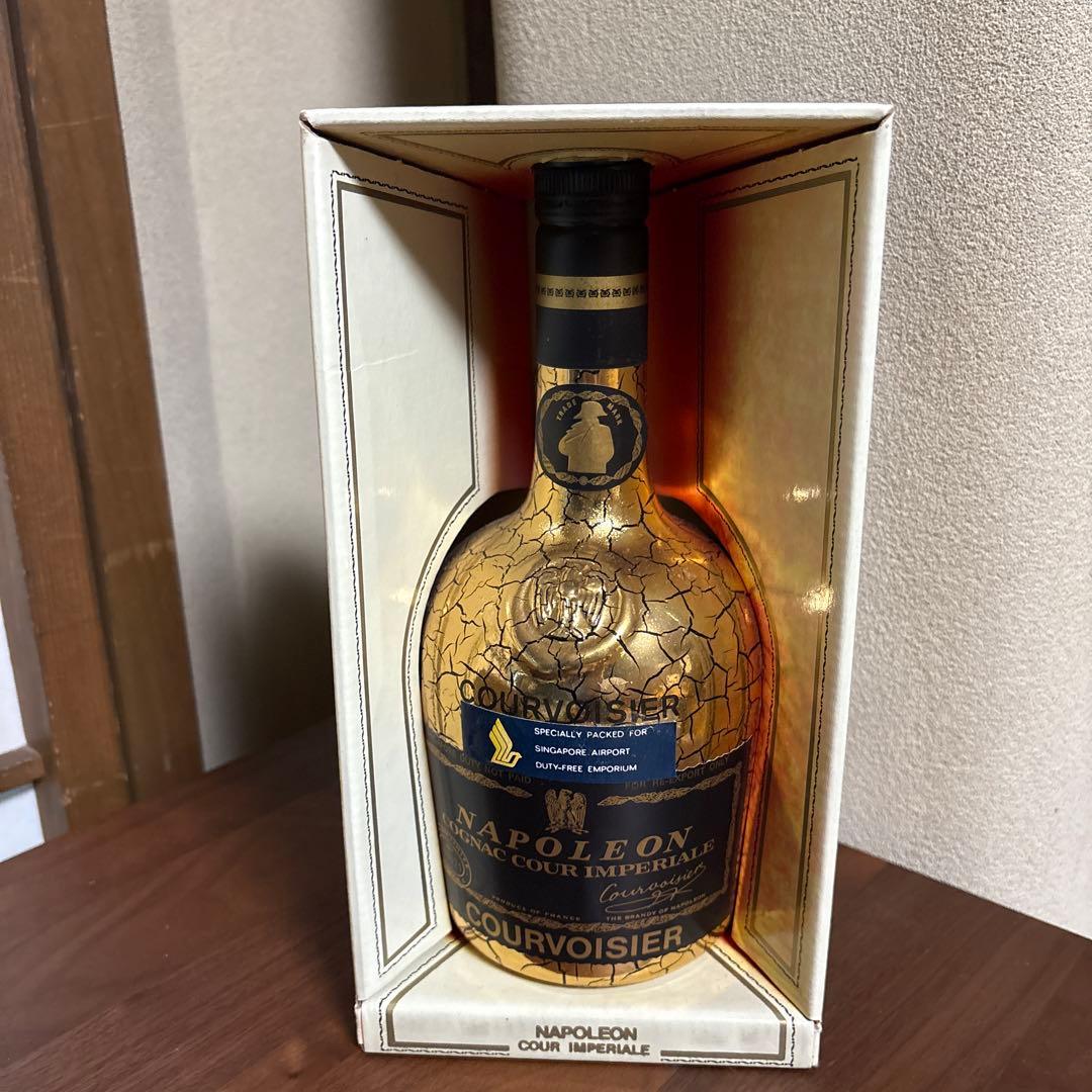Courvoisier ナポレオン ブランデー ゴールド 免税店限定 28gf49